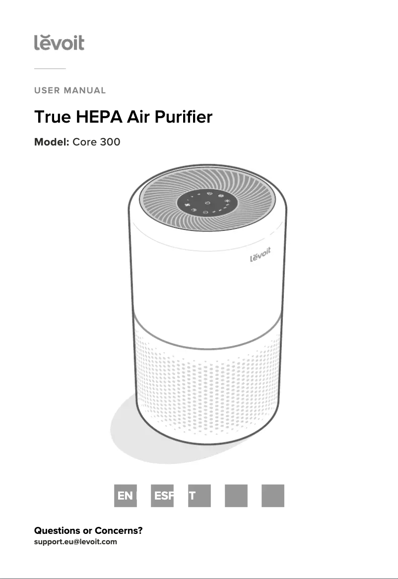 Page n°1 - Manuel utilisateur Levoit Core 300