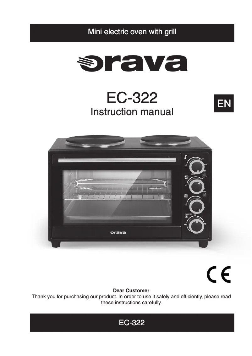 Image de la première page du manuel de l'appareil EC-322