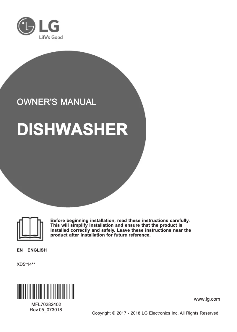 Imagen de la primera página del manual del dispositivo XD5B14PS