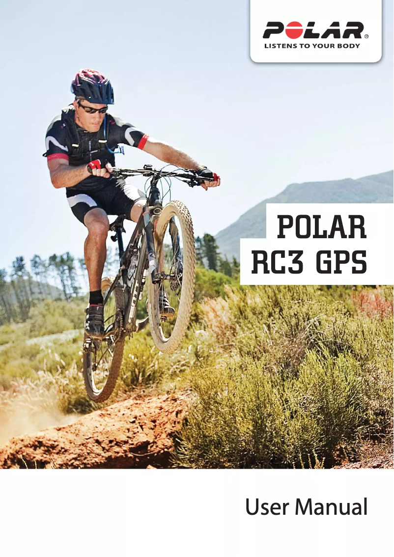 Page 1 de la notice Manuel utilisateur Polar RC3 GPS Bike