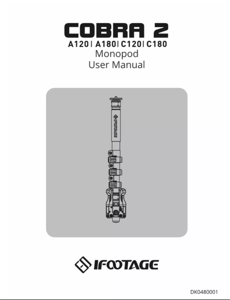 Page 1 of the manual User Manual iFootage Cobra 2 A180 II