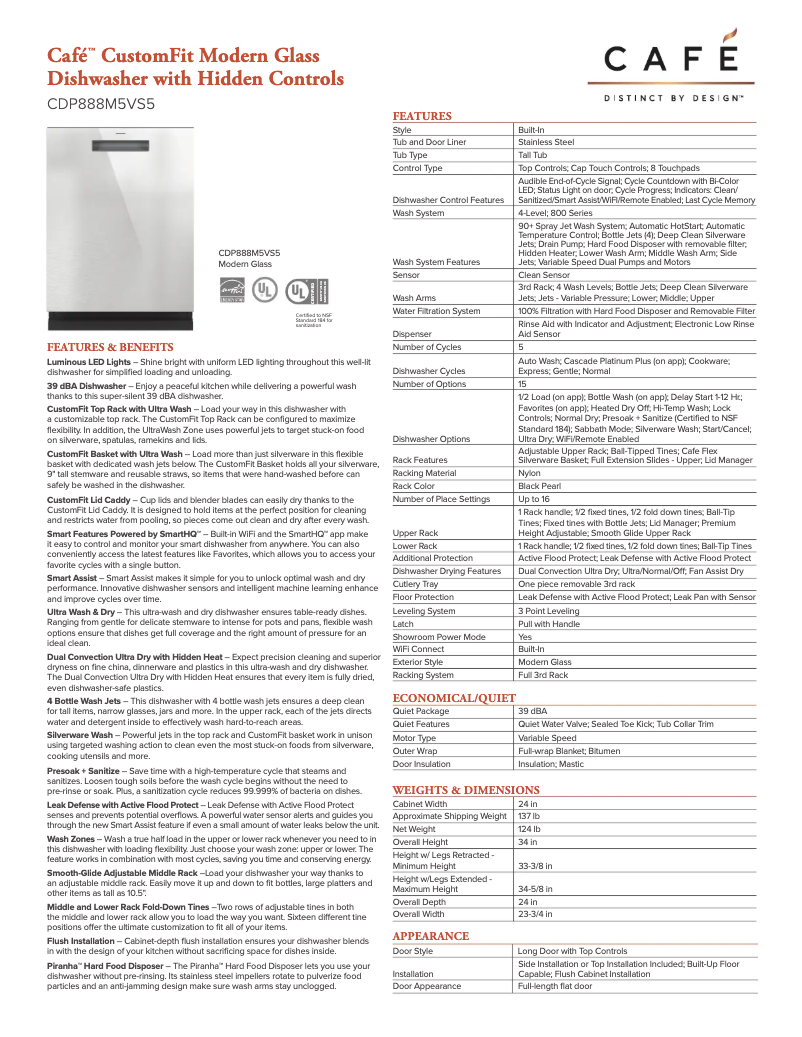 Image de la première page du manuel de l'appareil CDP888M5VS5