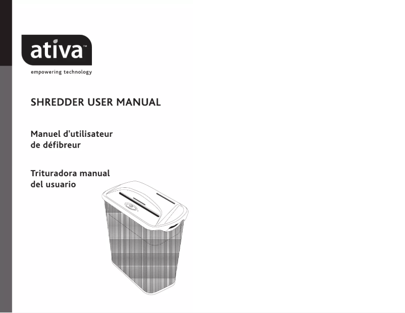 Image de la première page du manuel de l'appareil DQ83M