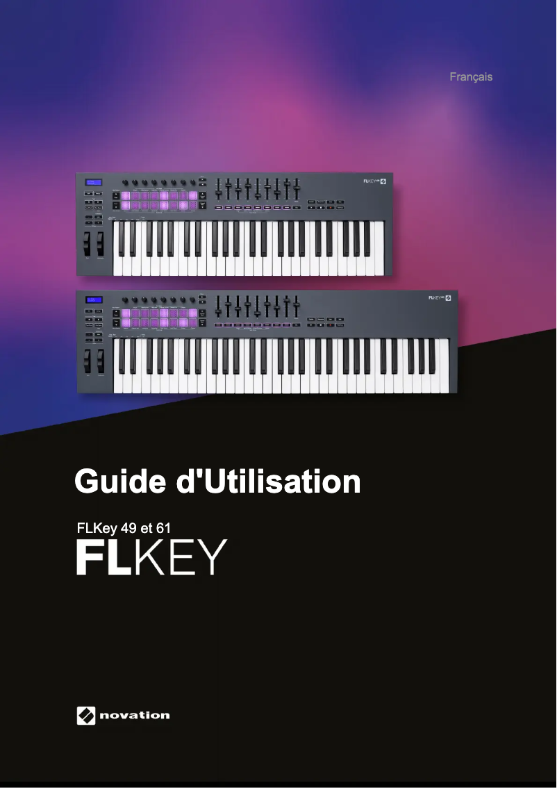 Page n°1 - Manuel utilisateur Novation FLkey 61