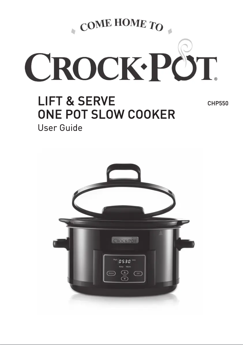 Page n°1 - Manuel utilisateur Crock-Pot Lift & Serve CHP550