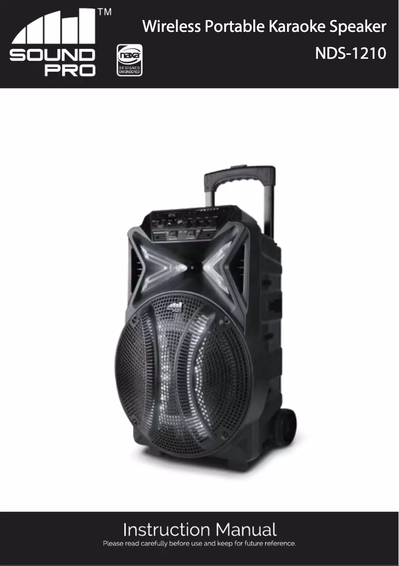 Imagen de la primera página del manual del dispositivo NDS-1210