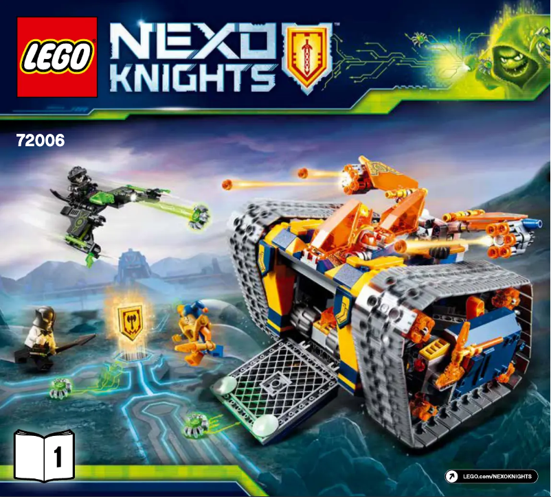 Page 1 de la notice Manuel utilisateur Lego Nexo Knights 72006