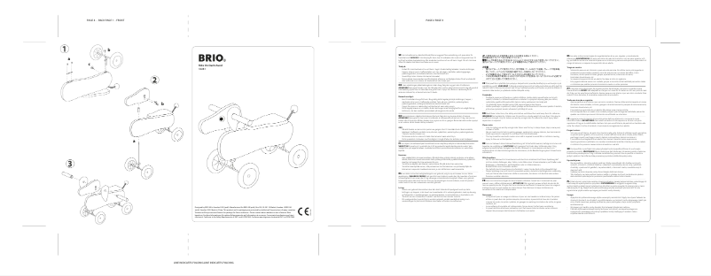 Page 1 de la notice Manuel utilisateur BRIO Ride On Dachshund