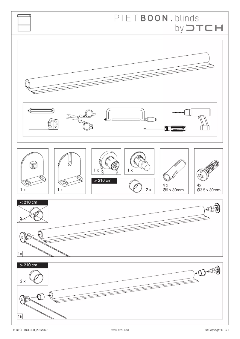 Page n°1 - Manuel utilisateur Piet Boon Soft Touch