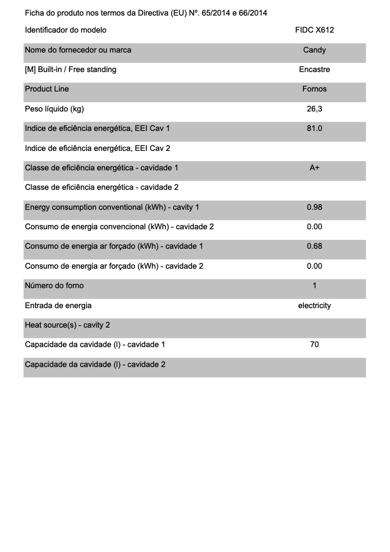 Image de la première page du manuel de l'appareil FIDC X612