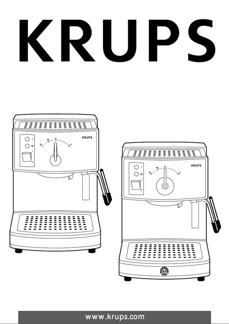 Página 1 del manual Manual de usuario Krups FNC3