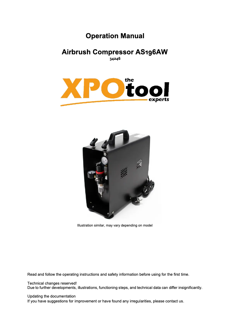 Page 1 de la notice Manuel utilisateur WilTec AS196AW