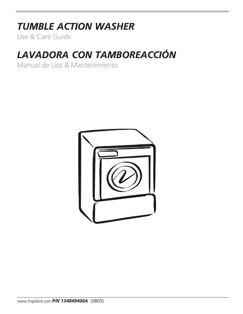 Page 1 de la notice Manuel utilisateur Frigidaire FTFB4000GS