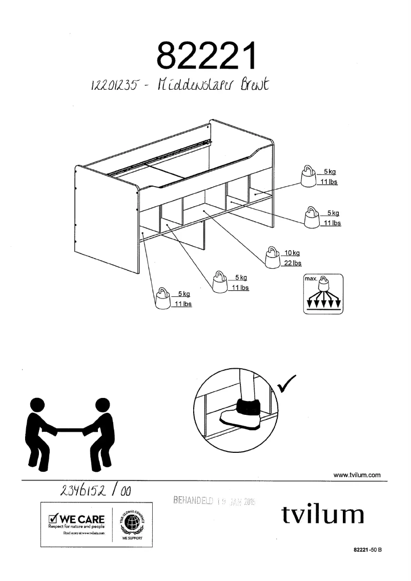 Page 1 de la notice Manuel utilisateur Leen Bakker Brent