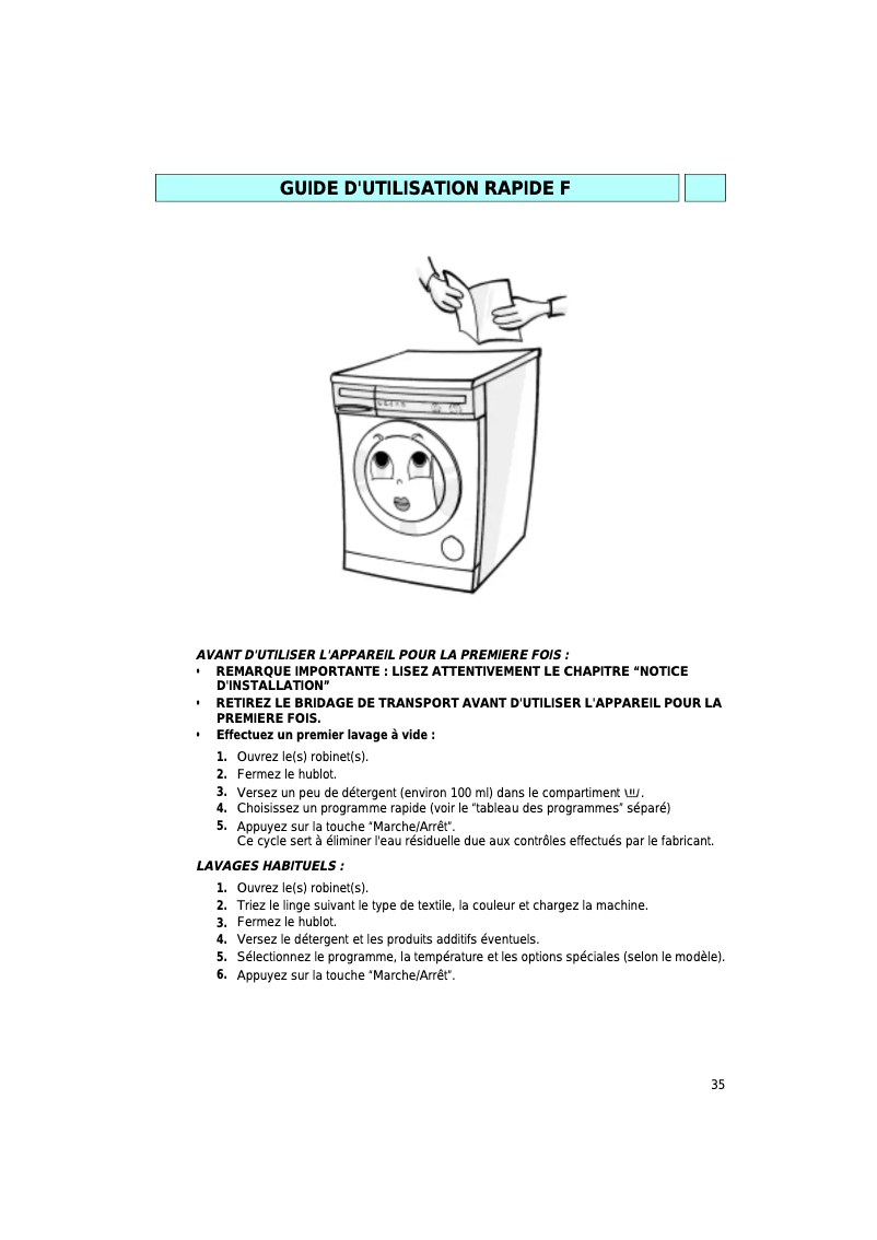 Page 1 of the manual User Manual Ignis AWP 200