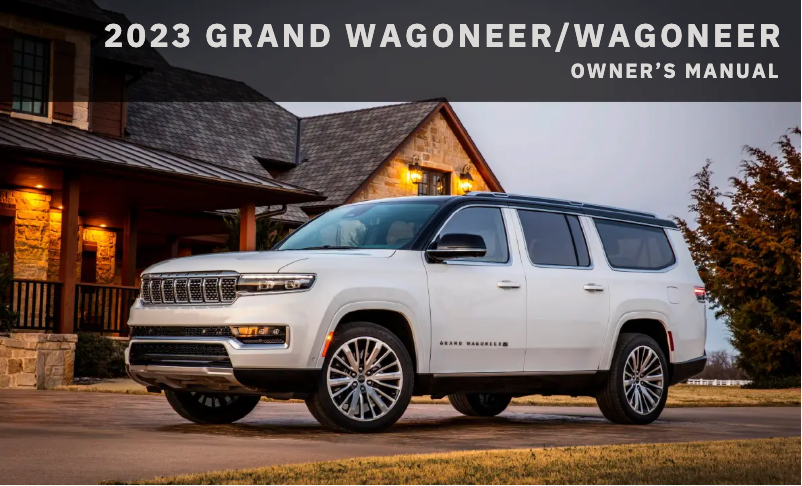 Page 1 de la notice Manuel utilisateur Jeep Wagoneer (2023)