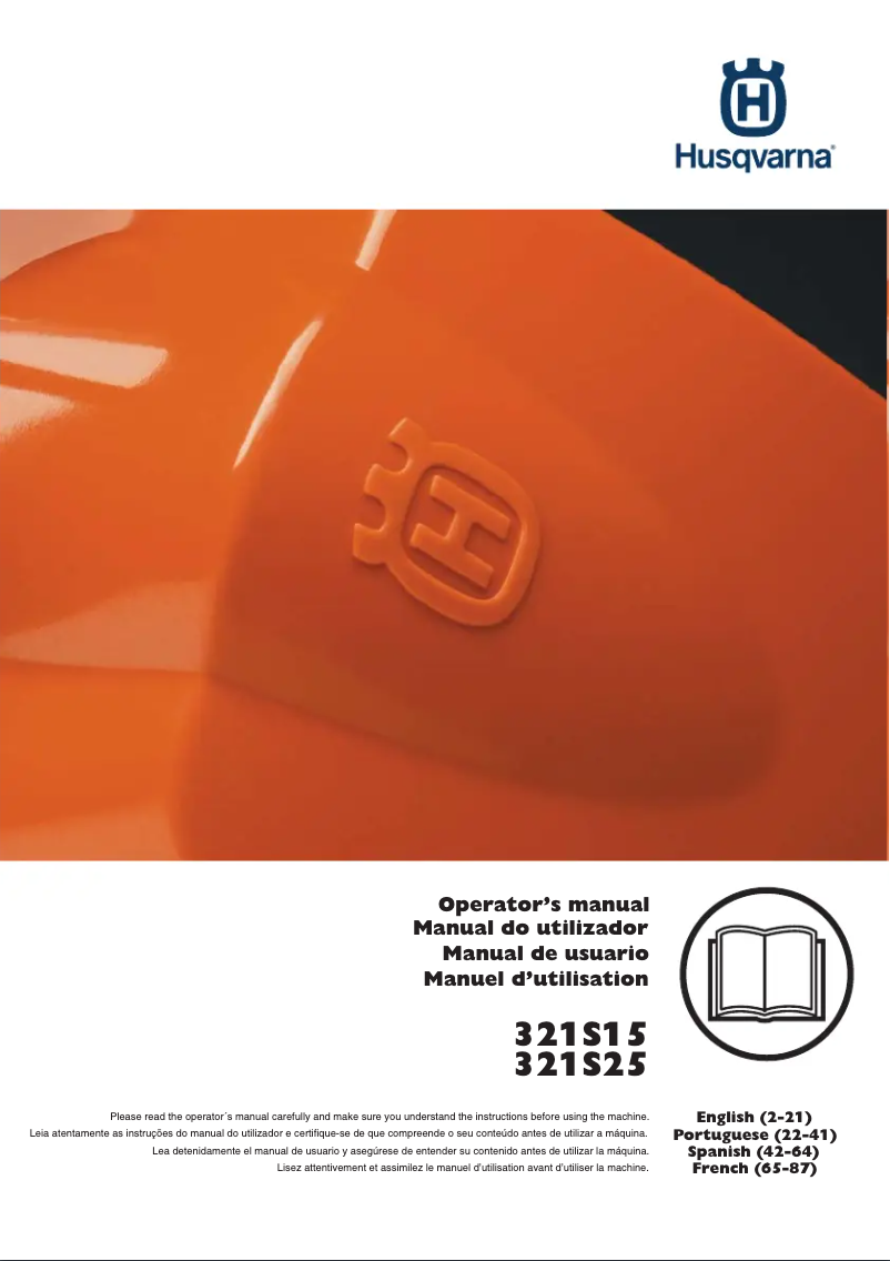 Image de la première page du manuel de l'appareil 321S15