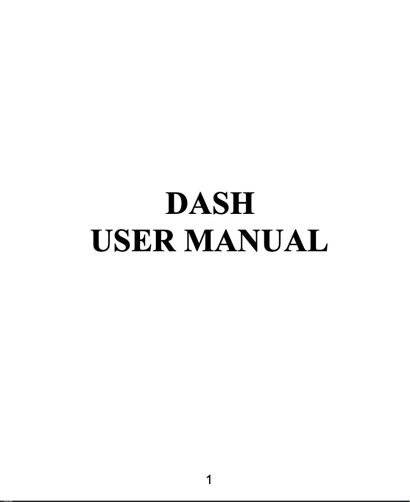 Page 1 de la notice Manuel utilisateur BLU Dash 3.5