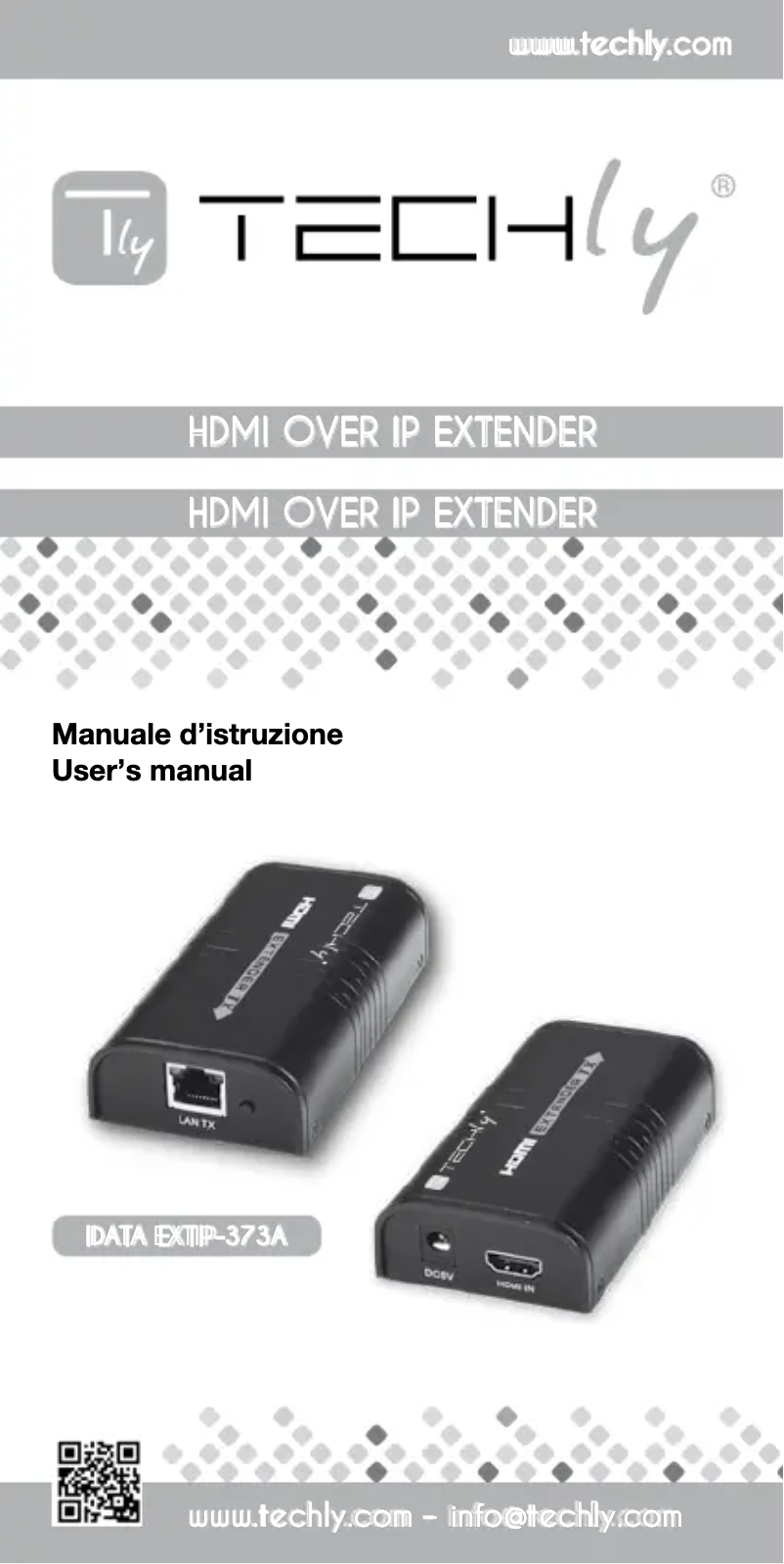 Page n°1 - Manuel utilisateur Techly IDATA EXTIP-373RA