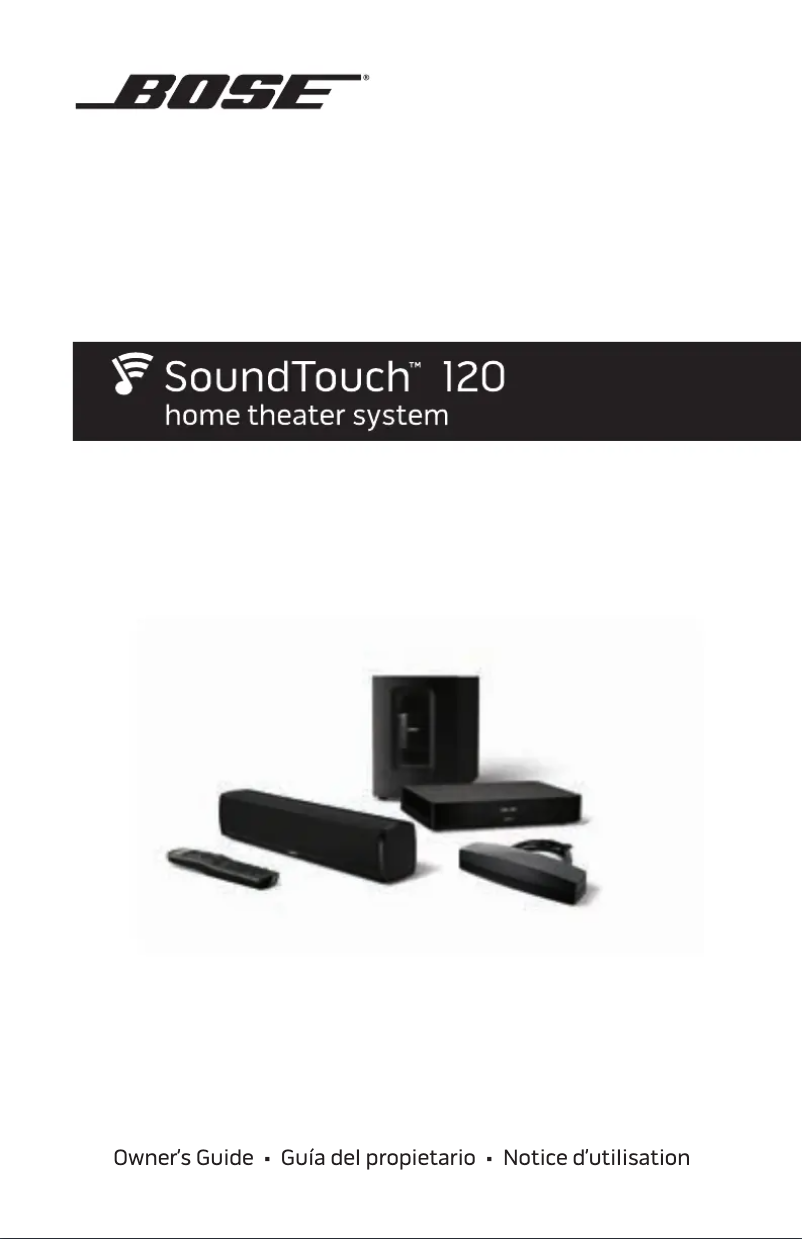 Página 1 del manual Manual de usuario Bose SoundTouch 120