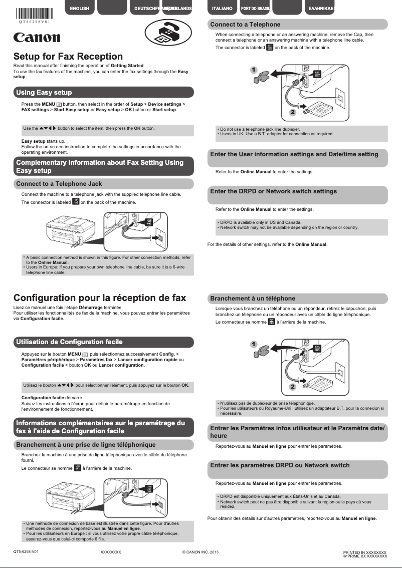 Page n°1 - Manuel utilisateur Canon Pixma MX720