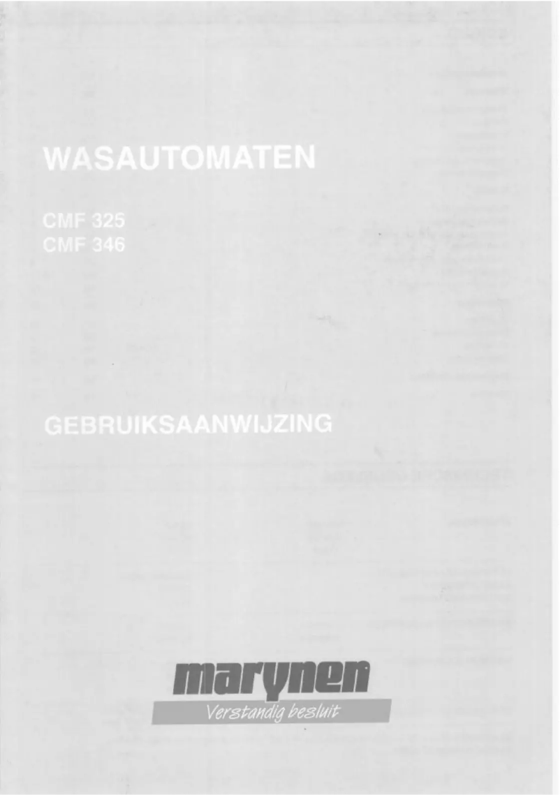 Page 1 de la notice Manuel utilisateur Marynen CMF 325