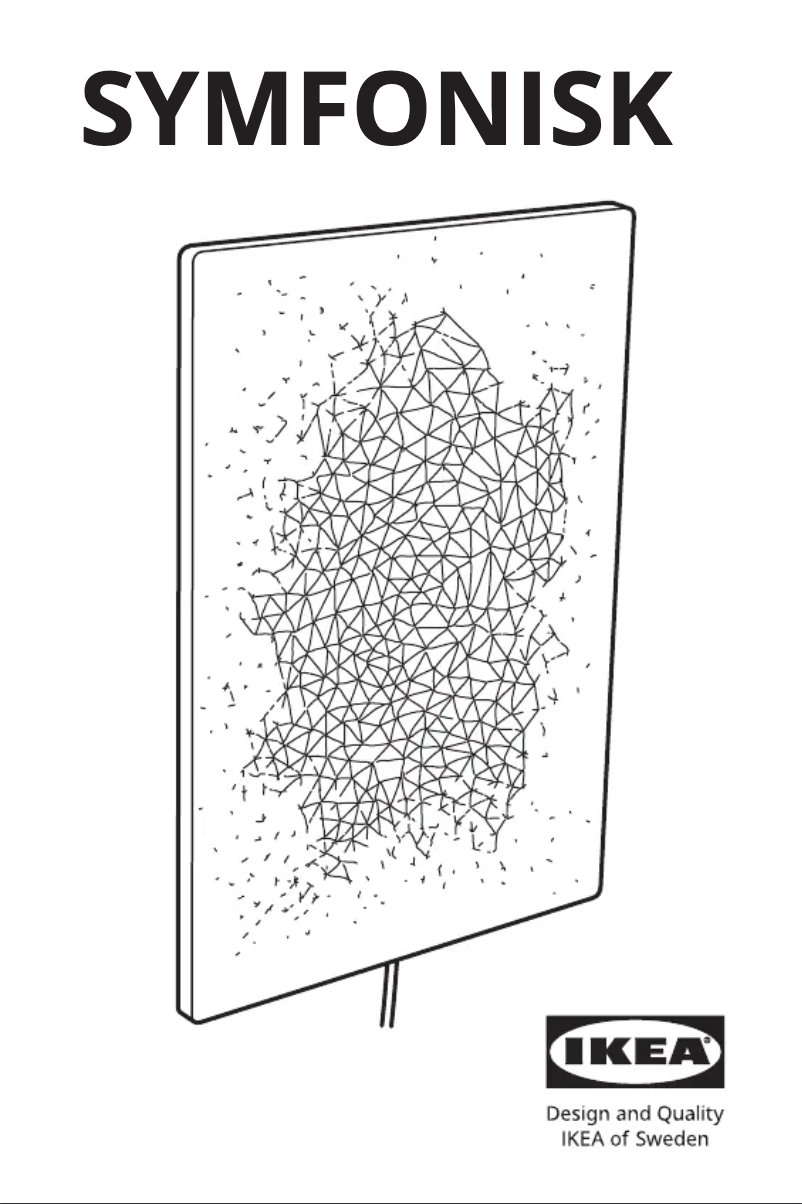 Image de la première page du manuel de l'appareil SYMFONISK 105.687.18