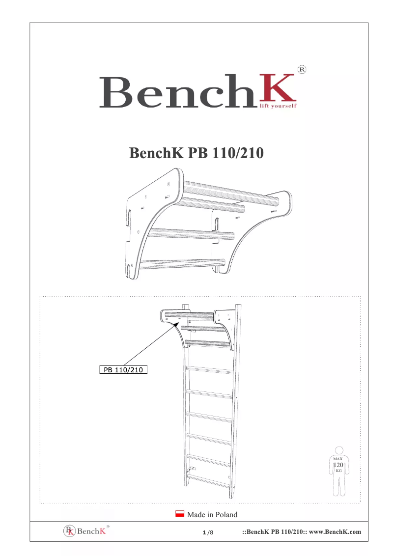 Página 1 del manual Manual de usuario BenchK PB 110