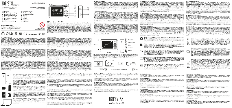 Page 1 de la notice Manuel utilisateur Hoppstar Rookie