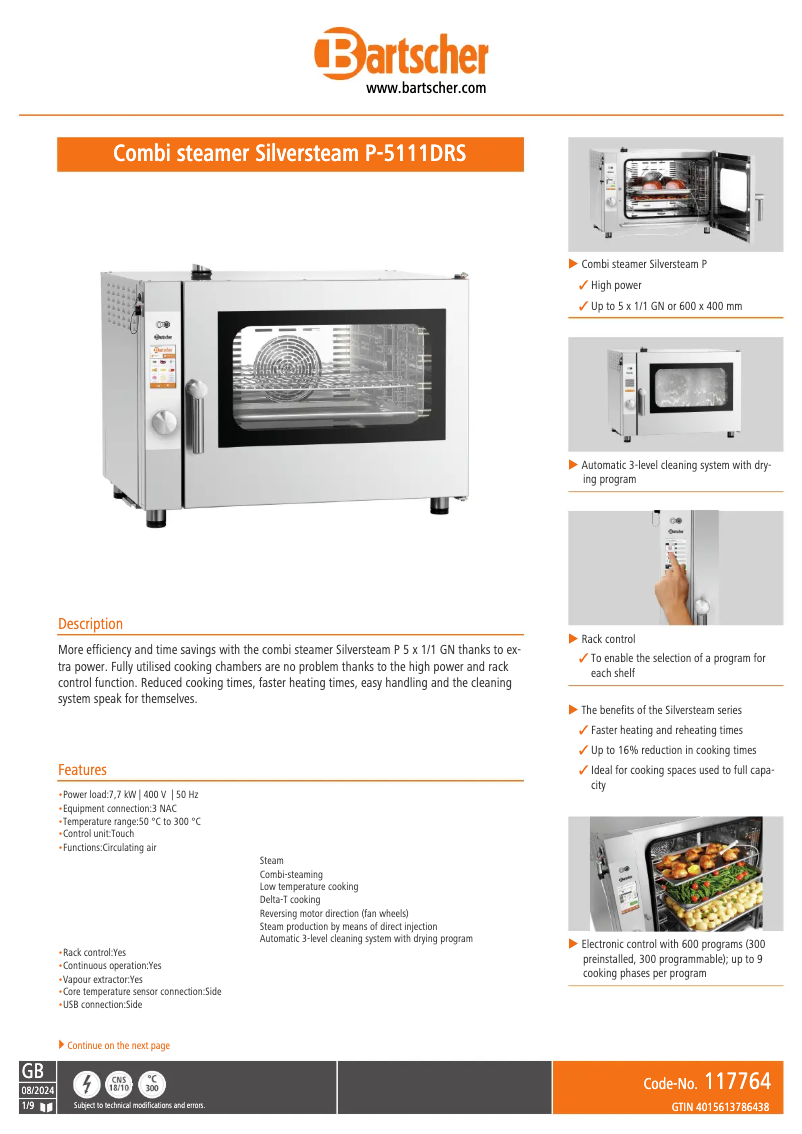 Image de la première page du manuel de l'appareil 117764