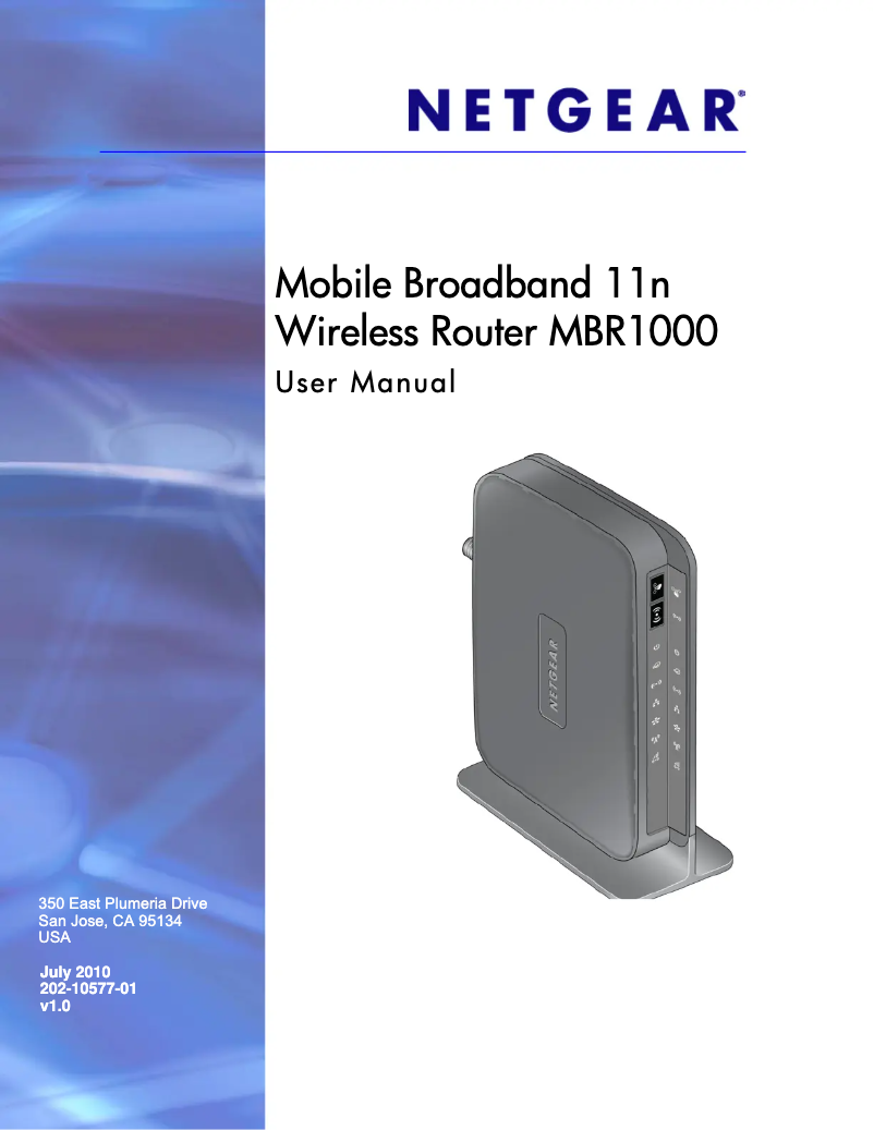 Image de la première page du manuel de l'appareil MBR1000