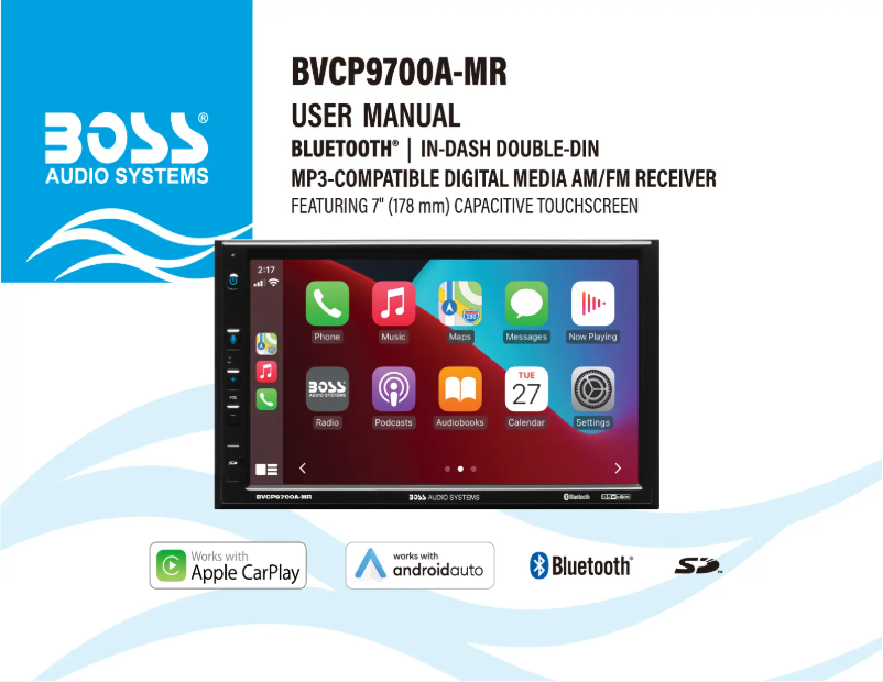 Image de la première page du manuel de l'appareil BVCP9700A-MR