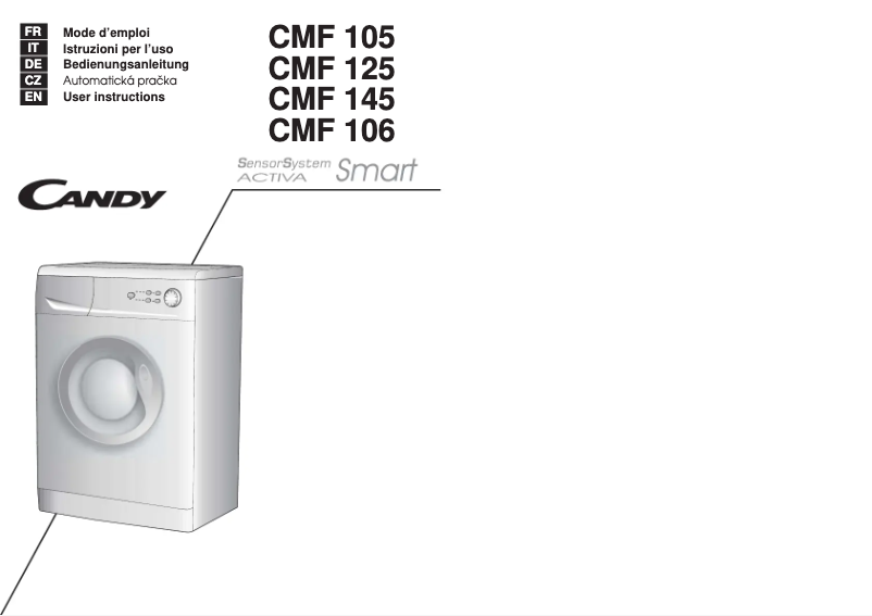 Page 1 de la notice Manuel utilisateur Candy CMF 105
