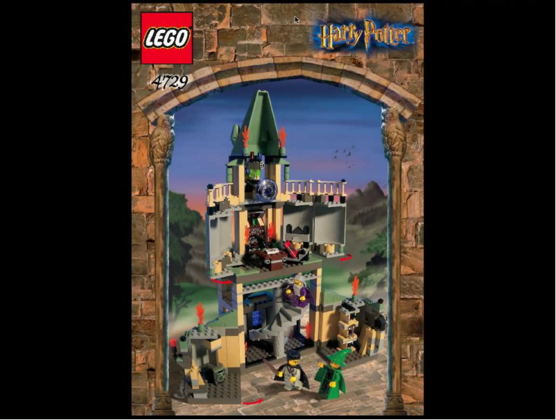 Page n°1 - Manuel utilisateur Lego Dumbledore's Office