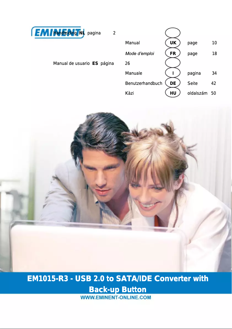 Image de la première page du manuel de l'appareil EM1015UK