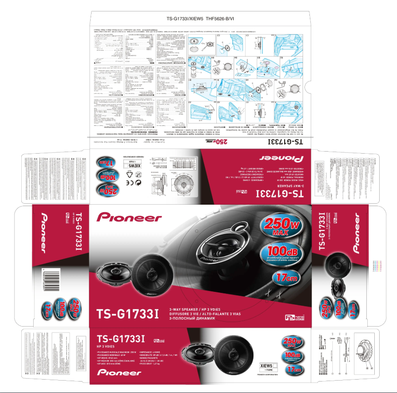 Page n°1 - Manuel utilisateur Pioneer TS-G1733i