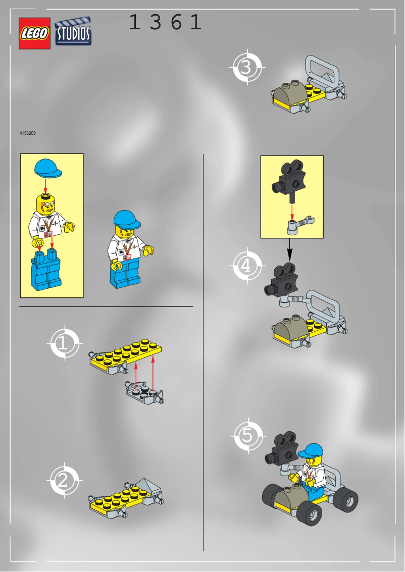 Page n°1 - Manuel utilisateur Lego CAMERA CAR