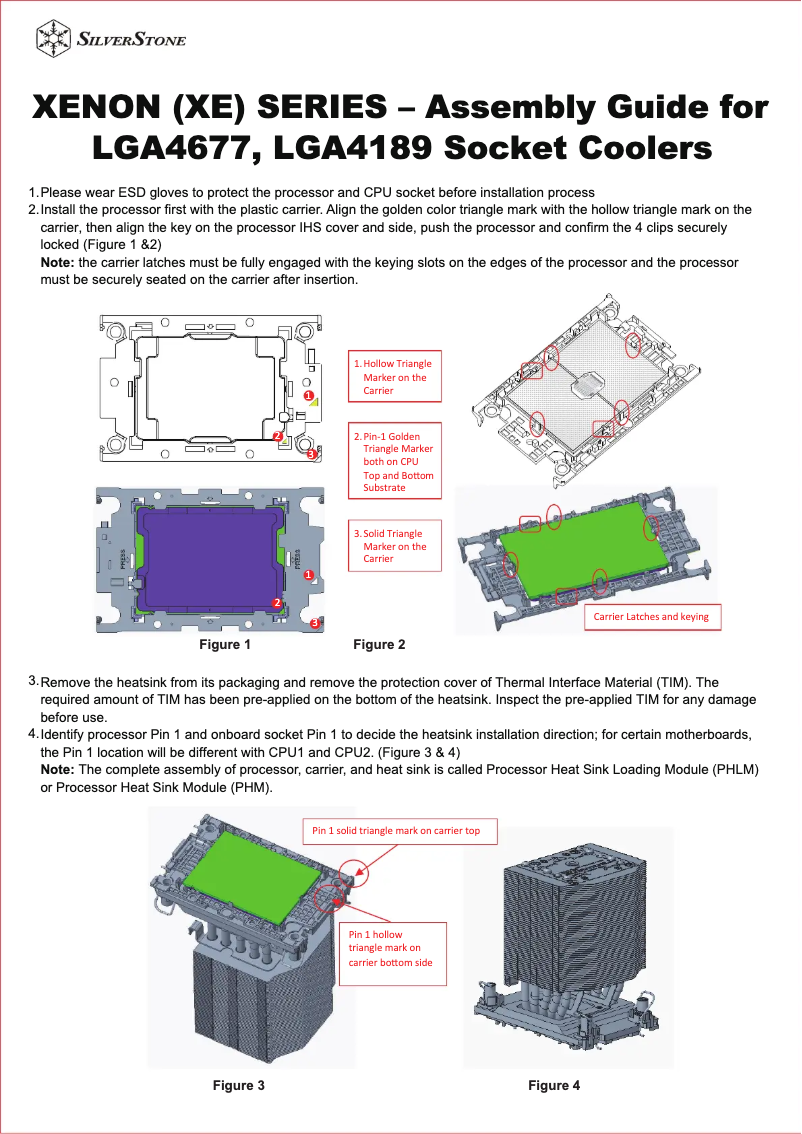 Page n°1 - Manuel utilisateur Silverstone XE04-4189