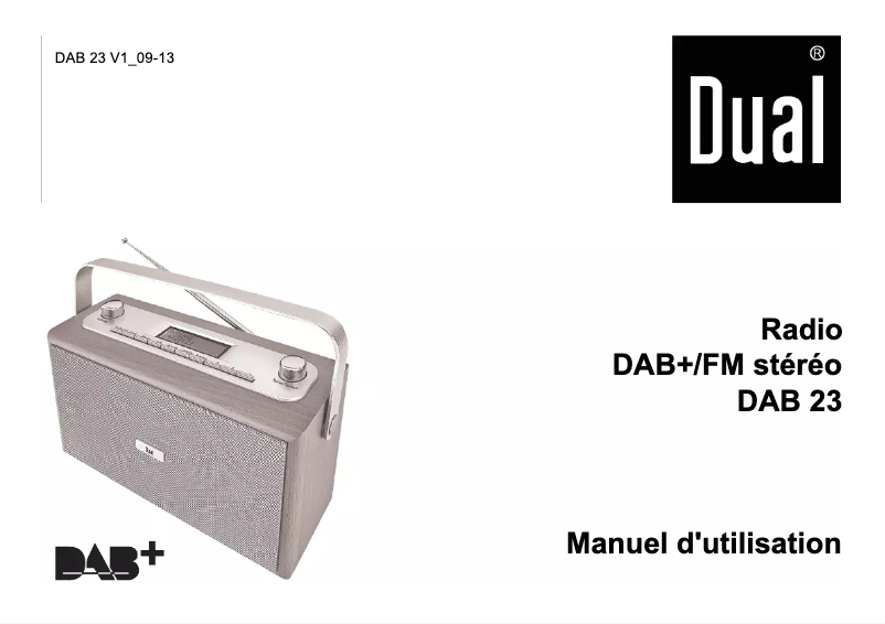 Image de la première page du manuel de l'appareil DAB 23