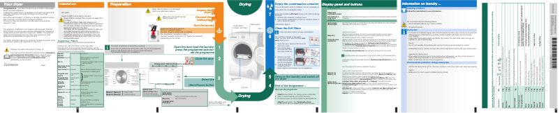Image de la première page du manuel de l'appareil WTY86701EE
