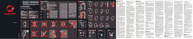 Page 1 de la notice Manuel utilisateur Mammut Wall Micro Lock