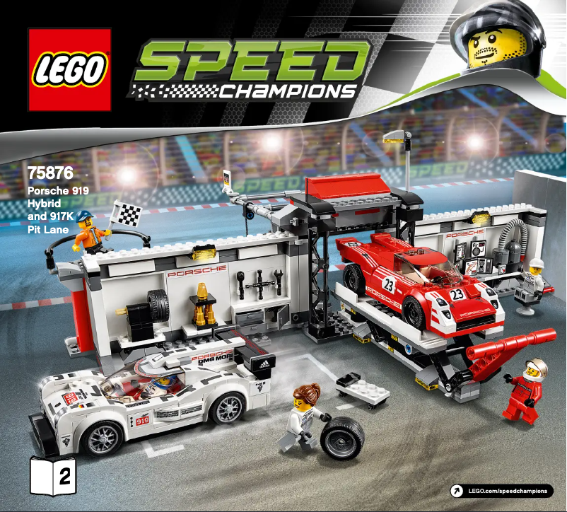 Page 1 de la notice Manuel utilisateur Lego Speed Champions 75876