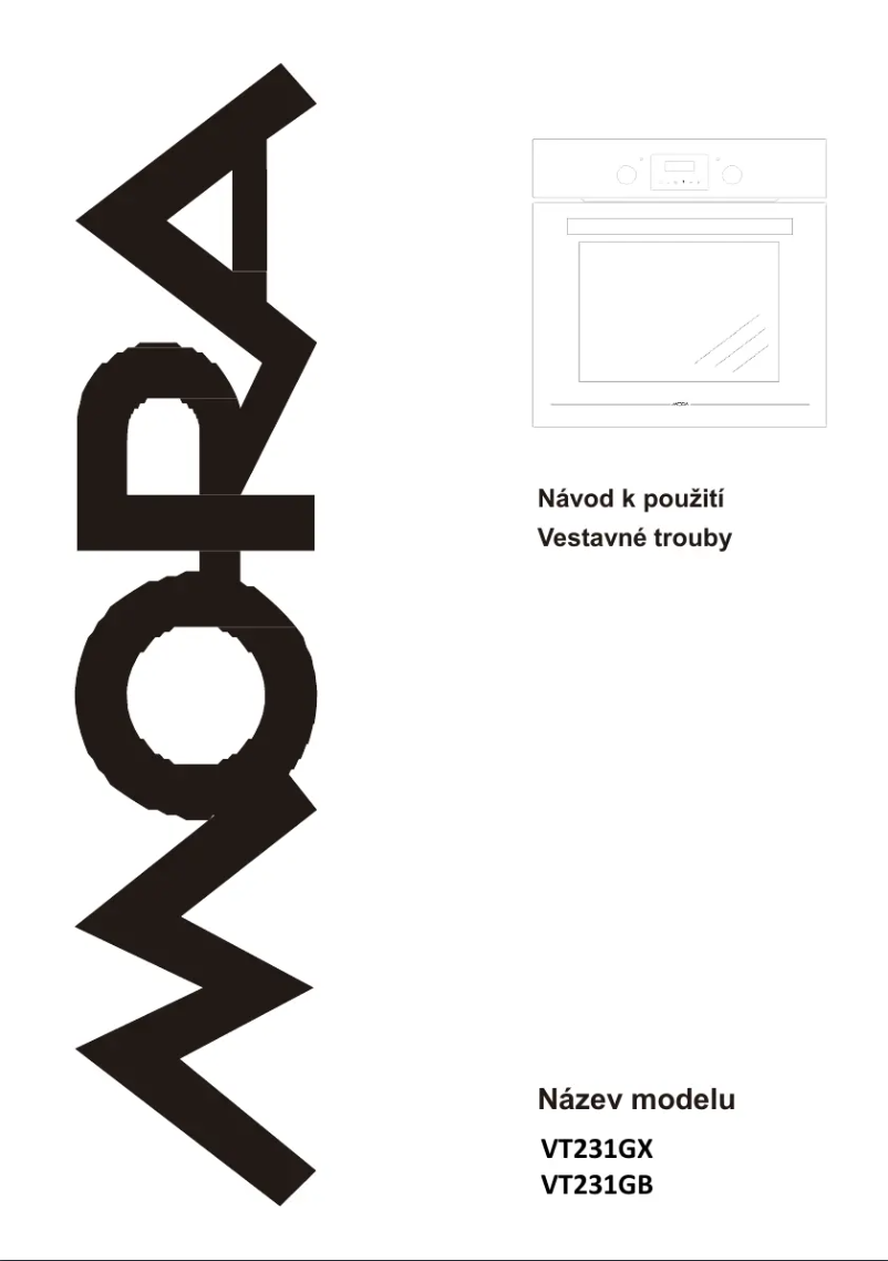 Page 1 de la notice Manuel utilisateur Mora VT231GB