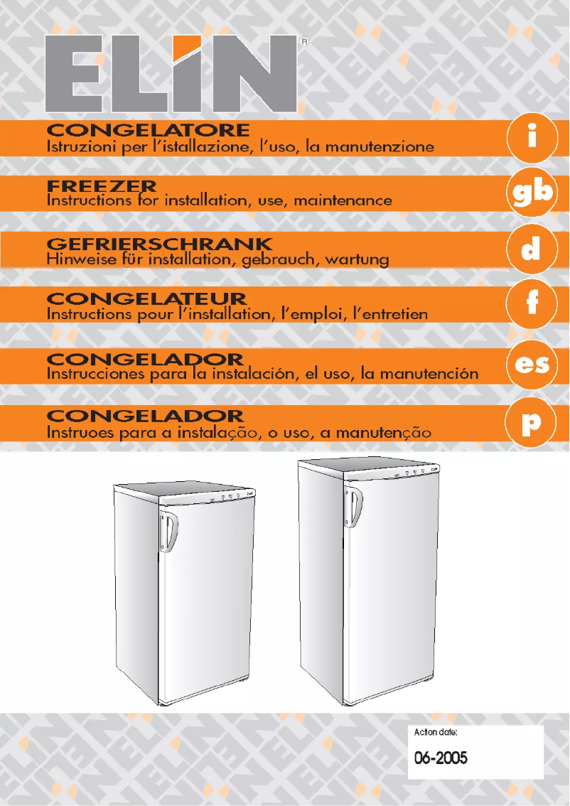 Page 1 de la notice Manuel utilisateur ELIN GS206A