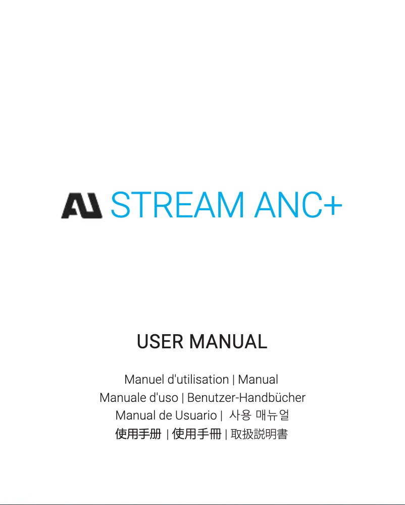 Page 1 de la notice Manuel utilisateur Ausounds AU Stream ANC+