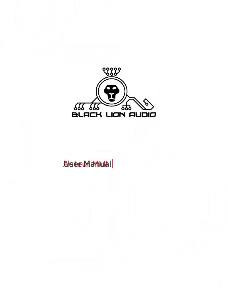 Image de la première page du manuel de l'appareil Auteur MKII