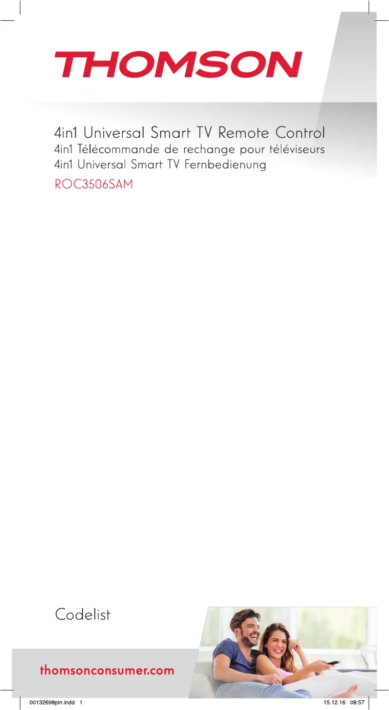 Image de la première page du manuel de l'appareil ROC3506SAM