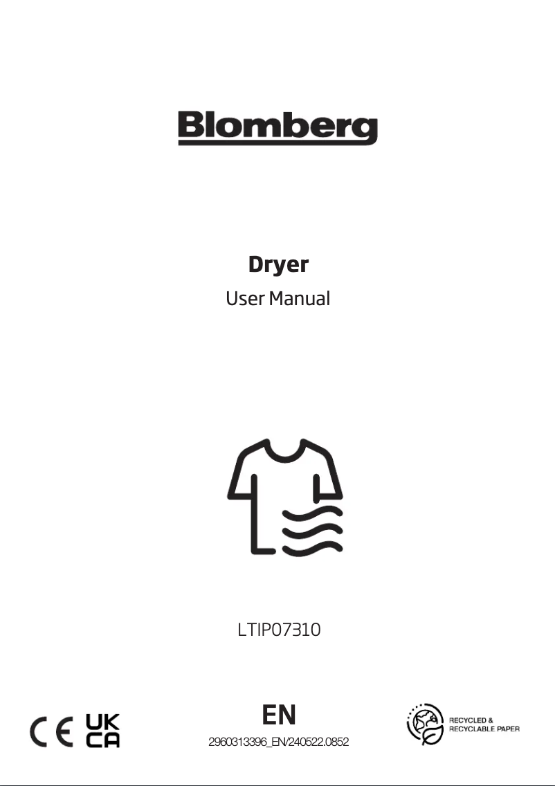 Page n°1 - Mode d'emploi Blomberg LTIP07310