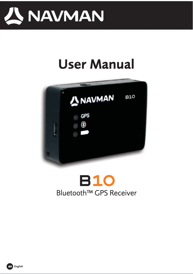 Page 1 de la notice Manuel utilisateur Navman B10