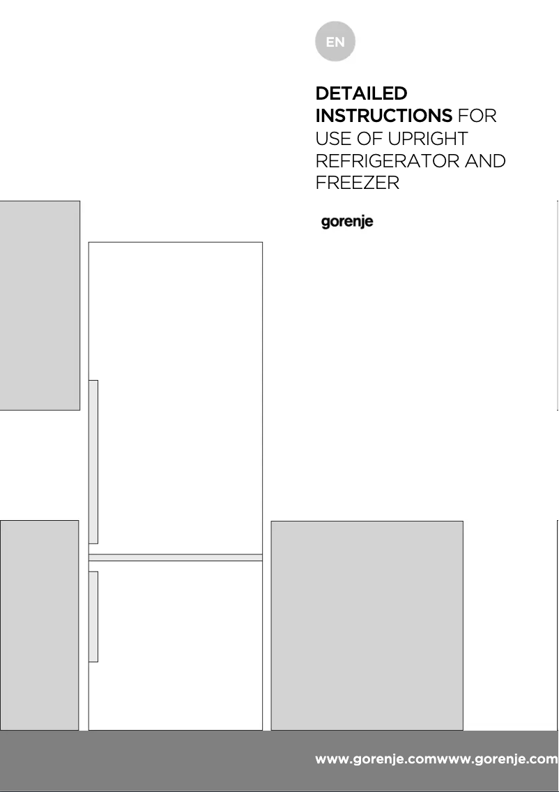 Page 1 de la notice Manuel utilisateur Gorenje NRK6192JR